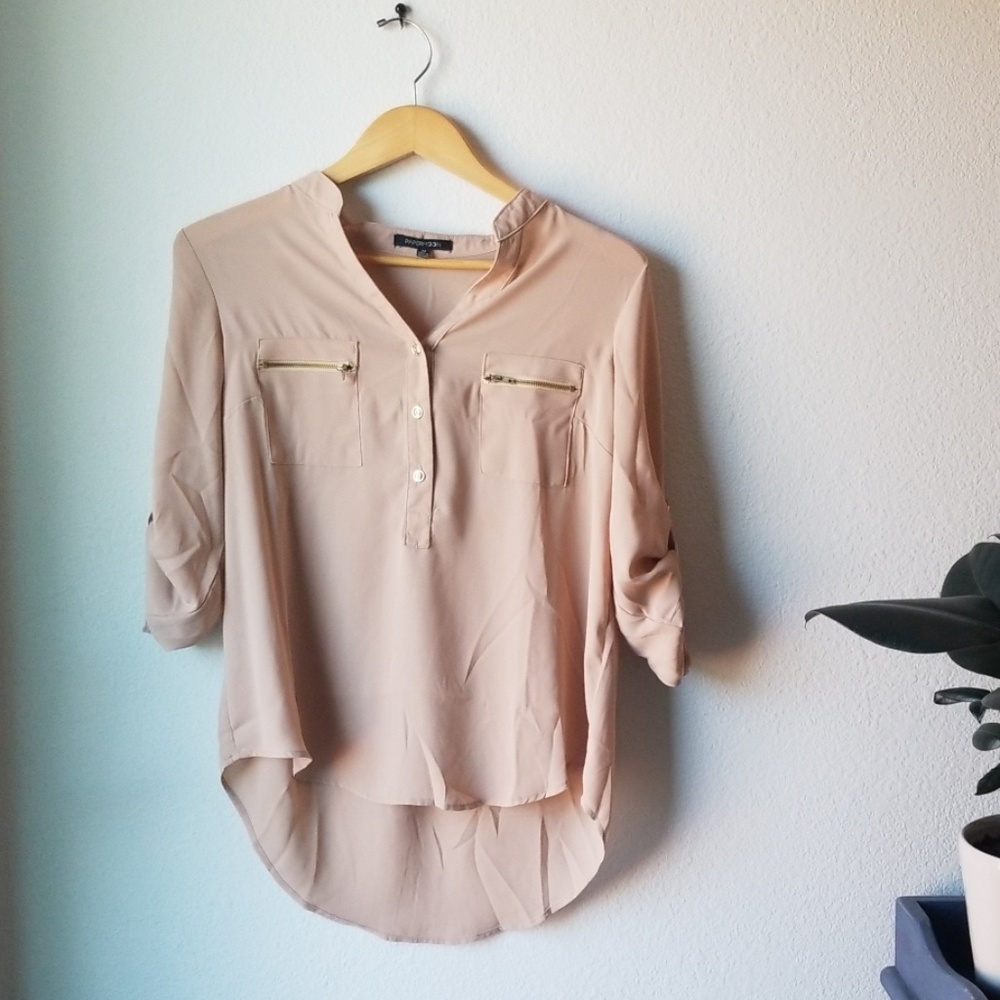 Blouse with pockets, NWOT